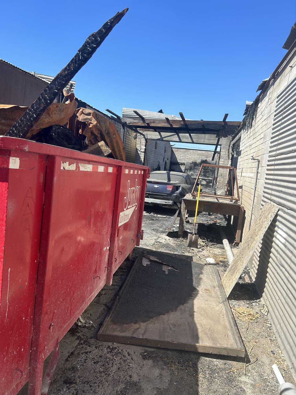 fire damage loss demolition contractor in Fresno, CA